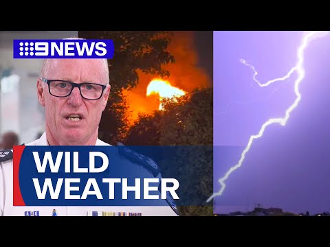 Clean-up underway as &#039;dynamic’ storm conditions lash Victoria | 9 News Australia