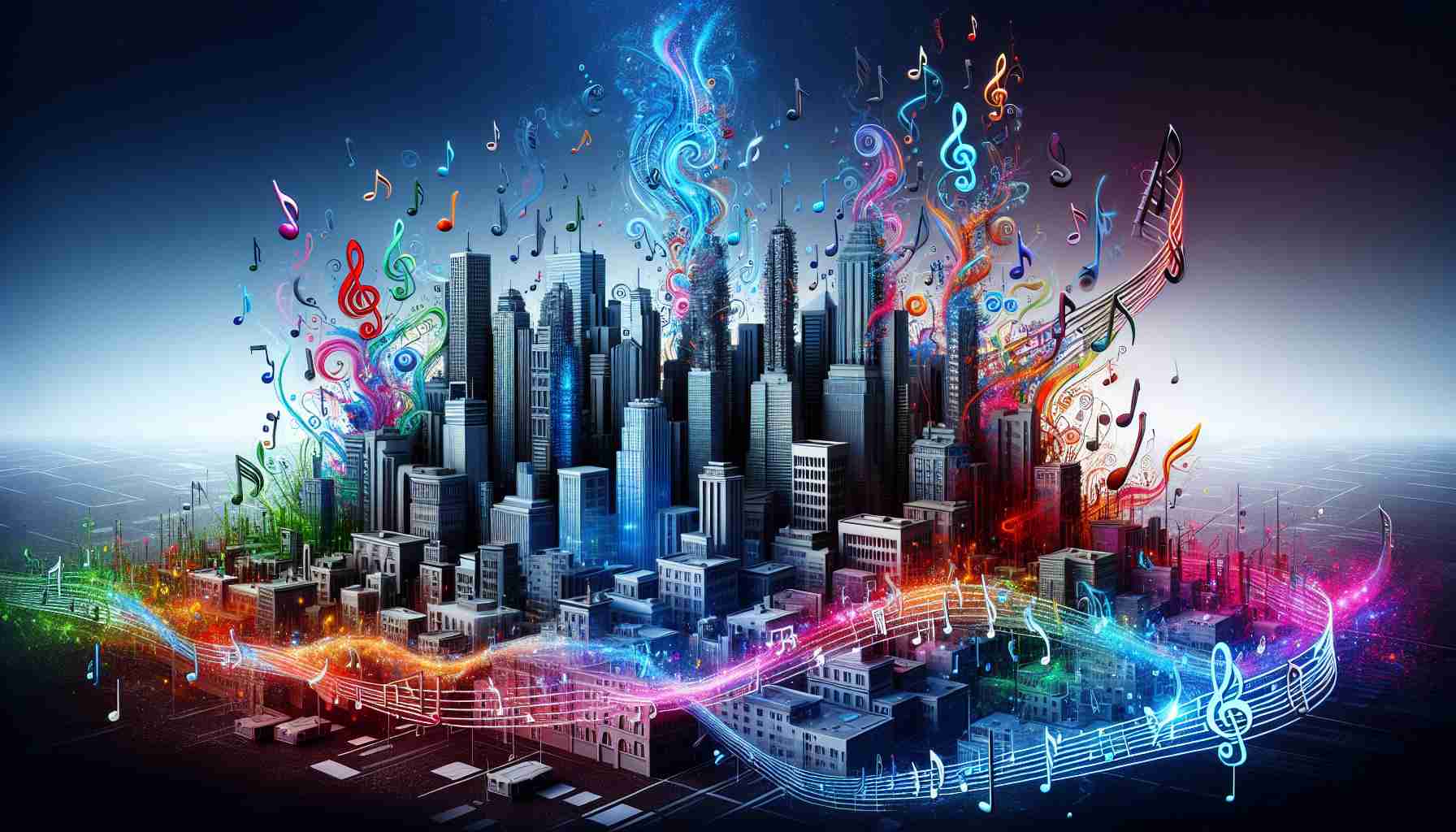 New Music Exploration with Cityscape Melodies 